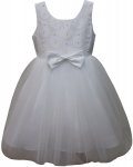 GIRLS CASUAL DRESSES (0232301) WHITE